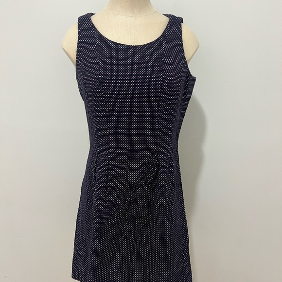 Tommy Hilfiger Navy Mini Dress with Dots - Picture 1 of 8